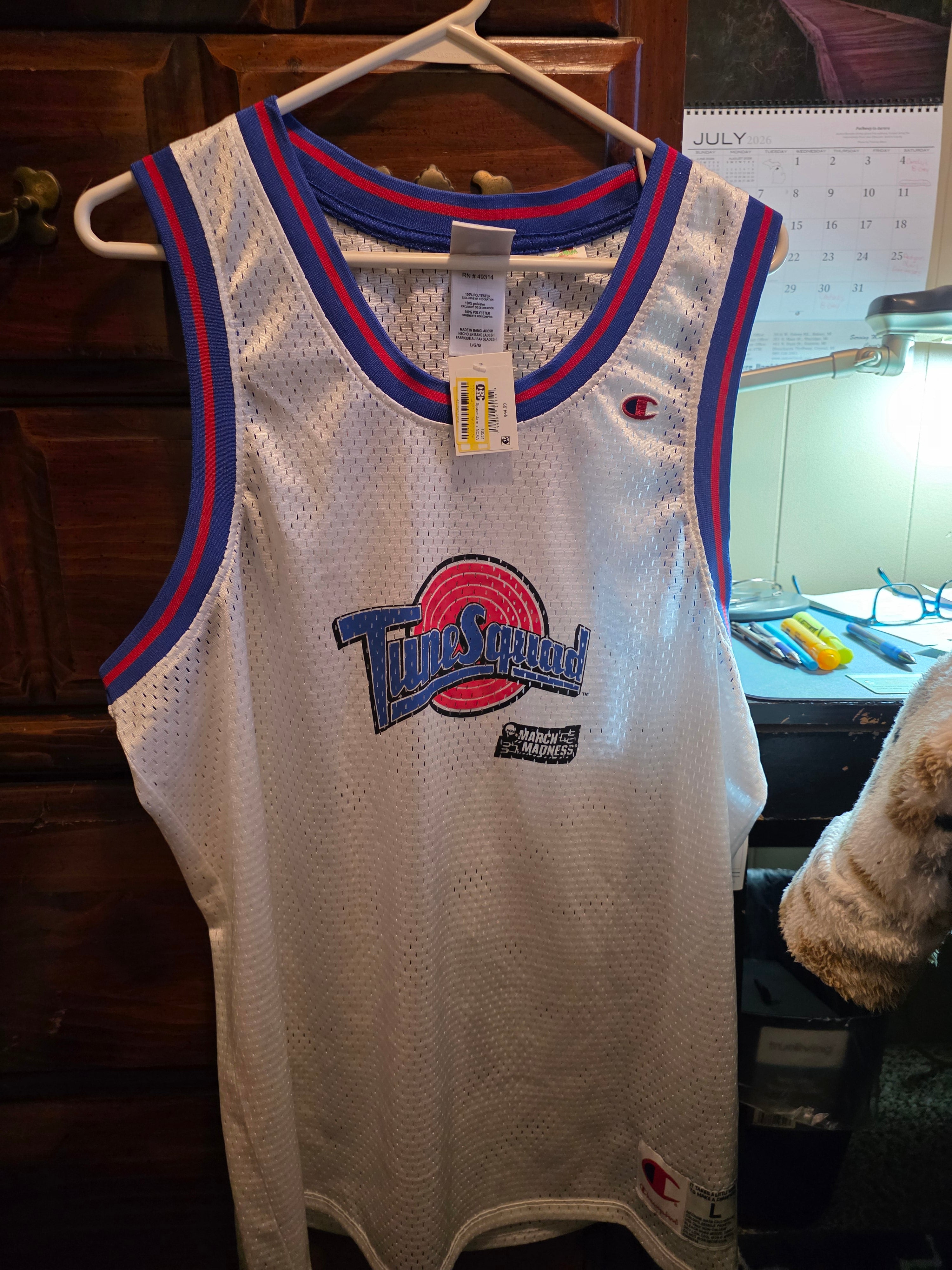 Tune Squad Champion Jersey – Space Jam March Madness, size Large