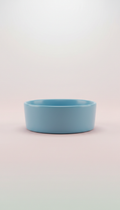 Sky Blue Ceramic Pet Bowl